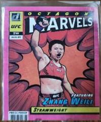 Zhang Weili [Pink] #19 Ufc Cards 2022 Panini Donruss UFC Octagon Marvels Prices