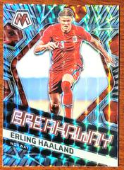 Erling Haaland #29 Soccer Cards 2021 Panini Mosaic Road to FIFA World Cup Breakaway Prices