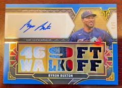 Byron Buxton [Sapphire] Baseball Cards 2022 Topps Triple Threads Autograph Relic Prices