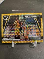 Jamal Murray [Gold] Basketball Cards 2021 Panini Mosaic Moments in Time Prices