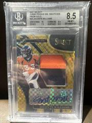 Javonte Williams [Gold] #RSW-JWI Football Cards 2021 Panini Select Rookie Swatches Prices