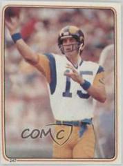 Vince Ferragamo #247 Football Cards 1983 Topps Stickers Prices