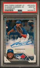 Vladimir Guerrero Jr. #RCA-VGJ Baseball Cards 2023 Topps Chrome Logofractor Autograph Prices