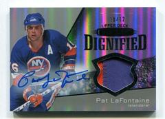 Pat LaFontaine [Autograph Patch] #D-20 Hockey Cards 2022 Upper Deck Stature Dignified Prices