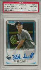 Blake Snell Baseball Cards 2011 Bowman Chrome Draft Prospect Autographs Prices