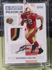 Patrick Willis [Signature Silver] #125 Football Cards 2007 Playoffs NFL Prices