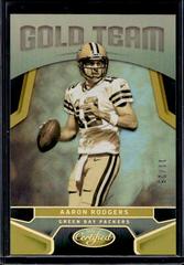 Aaron Rodgers [Mirror Gold] Football Cards 2016 Panini Certified Gold Team Prices