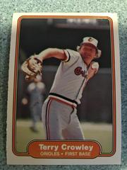 Terry Crowley #160 Baseball Cards 1982 Fleer Prices