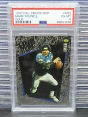Mark Brunell [Gold] #M22 Football Cards 1996 Collector's Choice MVP Prices