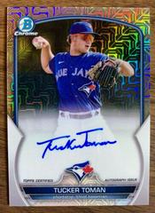 Tucker Toman #BCMA-TT Baseball Cards 2023 Bowman Chrome Prospect Mega Box Autographs Prices