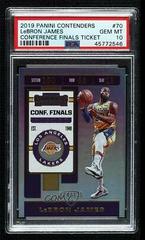 LeBron James [Conference Finals Ticket] #70 Basketball Cards 2019 Panini Contenders Prices