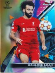 Mohamed Salah [Gold] Soccer Cards 2021 Topps Finest UEFA Champions League Prices