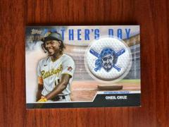 Oneil Cruz [Black] #FD-OC Baseball Cards 2023 Topps Father’s Day Commemorative Team Patch Prices