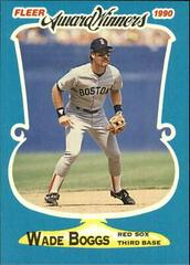 Wade Boggs #4 Baseball Cards 1990 Fleer Award Winners Prices