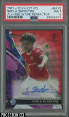 Shola Shoretire [Red Wave] #BA-SS Soccer Cards 2021 Topps Finest UEFA Champions League Autographs Prices