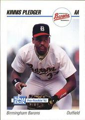Kinnis Pledger #44 Baseball Cards 1992 Skybox AA Prices