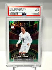 Dusan Vlahovic [Green] Soccer Cards 2022 Panini Select FIFA Equalizers Prices