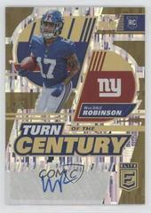 Wan'Dale Robinson [Gold] #TC-20 Football Cards 2022 Panini Donruss Elite Turn of the Century Autographs Prices