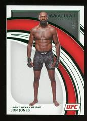Jon Jones [Green] Ufc Cards 2022 Panini Immaculate UFC Prices