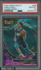 LaMelo Ball [Cosmic] #298 Basketball Cards 2020 Panini Select Prices
