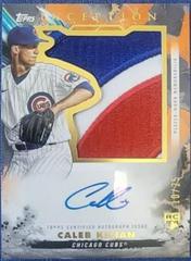 Caleb Kilian [Orange] Baseball Cards 2023 Topps Inception Autograph Jumbo Patch Prices
