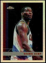 Shawn Kemp Refractor #186 Basketball Cards 1997 Topps Chrome Prices
