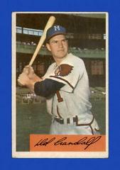 Del Crandall #32 Baseball Cards 1954 Bowman Prices