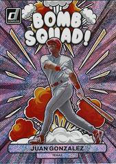 Juan Gonzalez [Rapture] #BS7 Baseball Cards 2023 Panini Donruss Bomb Squad Prices