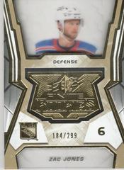 Zac Jones [Gold] #F-12 Hockey Cards 2021 SPx Finite Rookies Prices