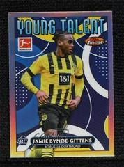 Jamie Bynoe Gittens Soccer Cards 2022 Topps Finest Bundesliga Young Talents Prices