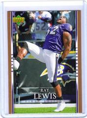 Ray Lewis [Gold] #10 Football Cards 2007 Upper Deck First Edition Prices
