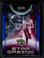 Trevor Lawrence [Spectrum Blue] #SG-6 Football Cards 2023 Panini Absolute Star Gazing Prices