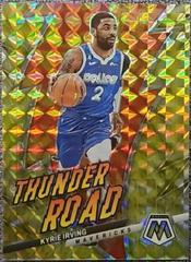 Kyrie Irving [Reactive Yellow] #19 Basketball Cards 2022 Panini Mosaic Thunder Road Prices
