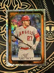 Mike Trout [Orange Pattern] #51 Baseball Cards 2021 Topps Gallery Prices