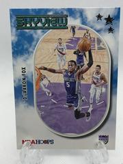 De’Aaron Fox #23 Basketball Cards 2021 Panini Hoops Skyview Prices