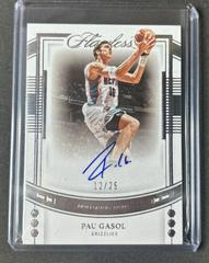Pau Gasol #6 Basketball Cards 2022 Panini Flawless Autograph Prices