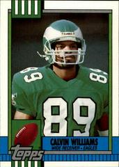 Calvin Williams #105T Football Cards 1990 Topps Traded Prices
