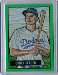 Corey Seager [Green] #15 Baseball Cards 2017 Bowman 1951 Chrome Prices