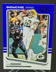 Aaron Rodgers [Showcase] Football Cards 2018 Score Prices