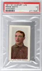 Frank Smith [Chicago] Baseball Cards 1911 M116 Sporting Life Prices