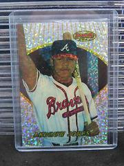 Andruw Jones [Preview Atomic Refractor] Baseball Cards 1996 Bowman's Best Preview Prices