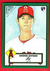 Shohei Ohtani [Green] Baseball Cards 2018 Topps Gallery Heritage Prices