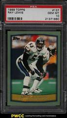 Ray Lewis Football Cards 1999 Topps Prices