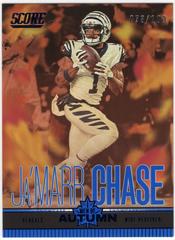 Ja'Marr Chase [Showcase] #15 Football Cards 2023 Panini Score Men of Autumn Prices
