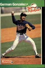 German Gonzalez Baseball Cards 1989 Donruss Rookies Prices