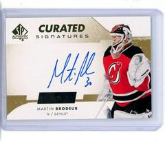 Martin Brodeur Hockey Cards 2022 SP Authentic Curated Signatures Prices