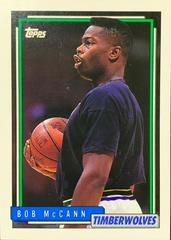 Bob McCann Basketball Cards 1992 Topps Prices