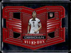 Walker Zimmerman [Red Flood] #18 Soccer Cards 2022 Panini Obsidian Vitreous Prices