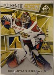 Sebastian Cossa [Gold Patch] #15 Hockey Cards 2021 SP Game Used CHL Prices