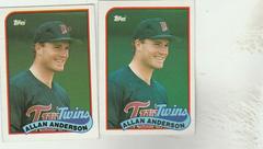 Allan Anderson #672 Baseball Cards 1989 Topps Prices